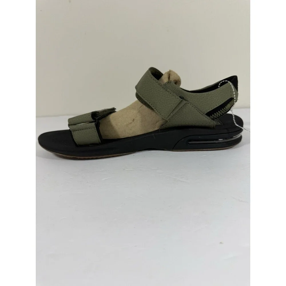 Reef Fanning Baja Bottle Opener Strap Sandals Mens 12 EU 45 Green NEW